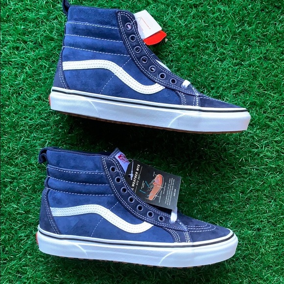 VANS SK8-Hi Mte Navy/True White WMNS - Picture 11 of 16